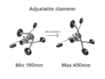 Stainless steel for 33mm PT camera head - Image 2