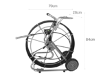 8inch Control Box with 50mm AHD  Pan Tilt 60m-150m 360 degree view Pipe Camera System - Image 6