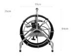33mm AHD Sewer Pipe Inspection Camera 60m Cable Pan Tilt Rotation Drain Endoscope with Manual Focus Function - Image 7